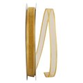 Reliant Ribbon 0.625 in. 100 Yards Sheer Satin Edge Value Ribbon, Gold 25765-035-03C